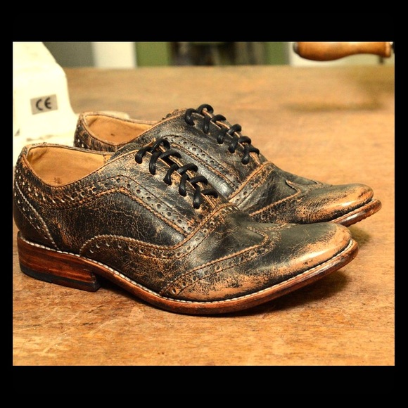 Bed Stu Shoes - BED:STU Women’s Lita Oxford in Black Lux Size 8.0